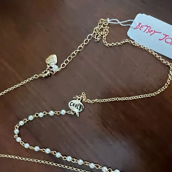 Betsy Johnson Owl Pendant Necklace.Black & Silver.Brand new with tags. - Picture 6 of 10